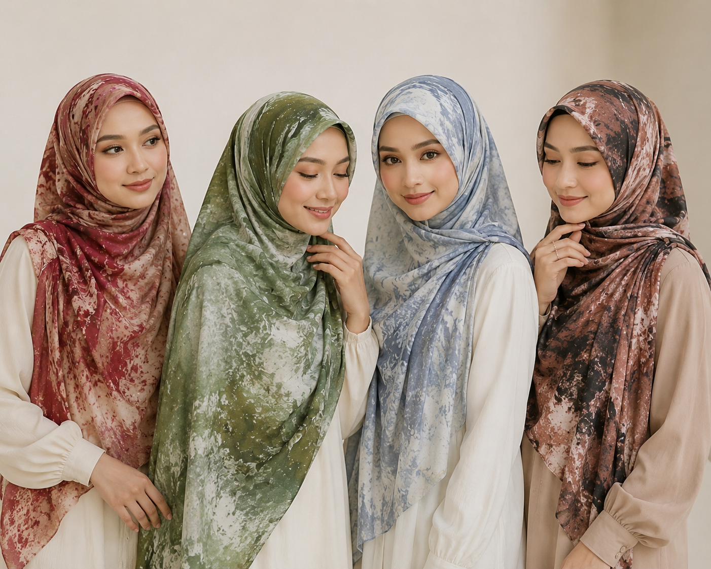 Premium Imported Printed Chiffon Hijab
